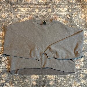 Wild Fable Charcoal Women's Cropped Sweater